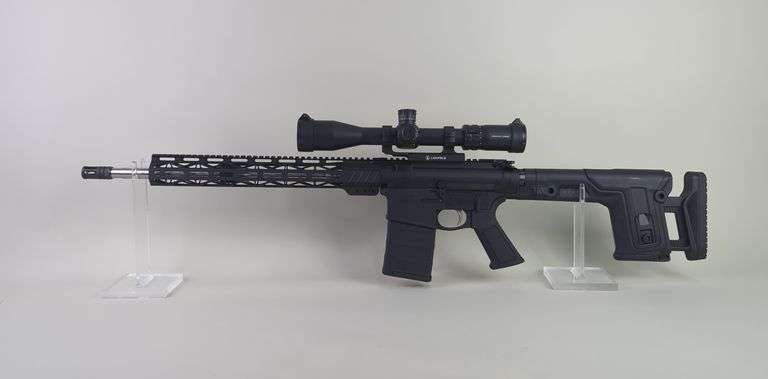 Palmetto State Armory G3-10 .308 Win Rifle SN# G364830, Primary Arms SLX 4-16x44FFP Scope, Adjustable Stock And Cheek Rest image