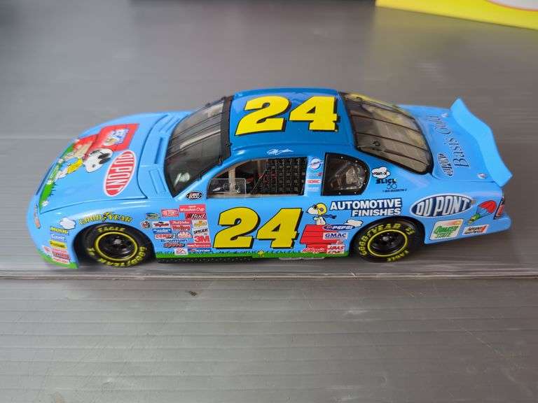 Ford Thunderbird Diecast Cars, Jeff Gordon #24 Dupont/Peanuts NASCAR Diecast Car, Terminator 3 Talking Mini, And More