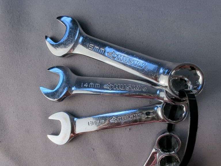 Craftsman Speed Wrench and Husky Metric Combination Wrenches