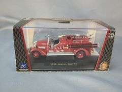 Lucky Die Cast 1/43 Scale Fire Engine Model Trucks - Lot of 4