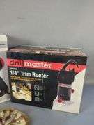 Drill Master Heat Gun, Trim Router, and Router Bit Starter Kit