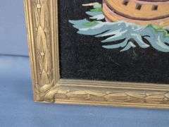 Framed Velvet Paint-By-Number Sailing Ship Pictures