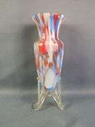 Art Glass Vases, Covered Bowl, And More