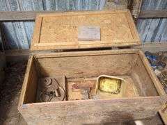 Farm Equipment Parts and Manuals Including Massey Ferguson, Gehl, And White Farm, 3 Trunks
