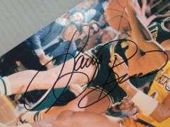 Autographed NBA Legends Photos Of Kobe Bryant, Larry Bird, Julius Erving