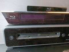 Panasonic Blu-Ray Disc Player, Philips Blu-Ray Disc Player, And Sony Digital Audio/Video Control Center