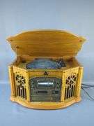 American Heritage Electronics Phonograph with AM/FM Radio, Cassette and CD Player