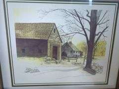 F. Massa Framed Watercolor Prints