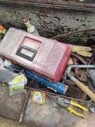 Steel Truck Tool Box Including Tools