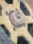 Large Industrial Metal Wheel with Hub