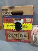 TP-Link Gigabit Switch, CAT6 Cable, Surge Protector, Greenworks Battery