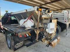 2015 Ford F 550 Heavy Duty 4x4 Truck With Snow Plow and Monroe Spreader, Odometer Reads 75,797 Miles, VIN# 1FD0X5HT7FEB32574, Engine Oil Leak, Kansas Title, See Details For Video, See Details For Video