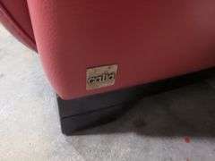 Caliá Italia Red Leather Armchair