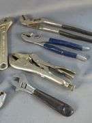 Mixed Lot of Wrenches and Pliers