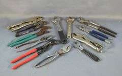 Mixed Lot of Wrenches and Pliers