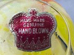 Hand Blown Art Glass Vases, Qty 4