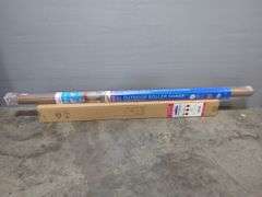 Coolaroo Outdoor Roller Shade And Sunnyglade 9ft LED Umbrella