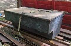 Steel Truck Tool Box Including Tools