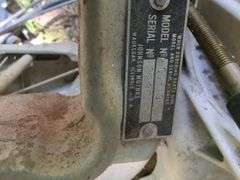 Johnson Outboard Motor - Model CD-19, No Title