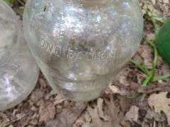 Clear Glass One Gallon Jugs, Qty 2