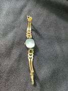 Gold-Tone Ladies Bulova Wrist Watch with Decorative Band