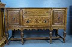 Ornate Carved Wood Buffet Server