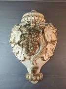 Grape Vine Wall Decor with Spigot, 17.25" x 11" x 5"