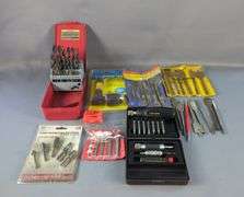 Variety of Drill Bits, Rotary Rasps, and Screw Extractors