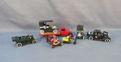 Assorted Collection of Scale Model Cars and Truck with Excavator