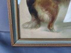 Albrecht Schenck Framed "Found" Lithograph Print