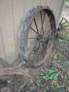 Antique Tractor Wheel, Approx 45"