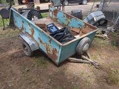 Two Wheel Utility Trailer with Ball Hitch