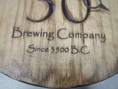 Beer 30 Brewing Company Wood Clock - Fezziwigs Decor