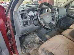 2007 Dodge Ram 3500 Pick-up Truck, 6.7L Cummins Turbo Diesel Engine, Odometer Reads 59,960, VIN# 3D6WH46A17G778060, With Auto Crane 3203 PRX, Storage, Engine Light On, Transmission Hard Shift, Kansas Title, See Details For Video