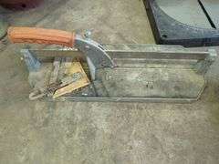 Craftsman Router, Black & Decker Miter Saw, and Tile Cutter
