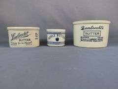 Lambrecht & Cooper's Butter Crock Collection - Creamery Advertising