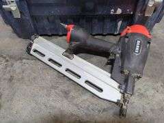 Banks 21 Round Head Framing Nailer With Irwin Tool Box and Ramset