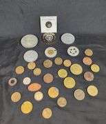 Commemorative Coins, Tokens, Souvenir Coins And Trade Tokens,  Total Qty 32