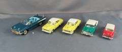 Diecast Classic Chevrolet Model Cars, Qty 5