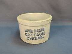 Clover Blossom Cottage Cheese Crock