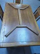 Ornate Wood Dining Table with Matching Chairs