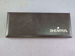 Sheaffer Targa 1010 X Silver Plated Pen And Pencil Set, In Original Box, And Pencil Marked 'Sterling' That Measures 2.75"