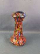 Hand Blown Art Glass Vases & Baskets, Total Qty 5