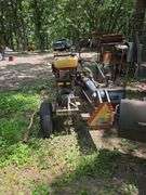 Mobile Hydraulic Log Splitter,12.5 HP Engine