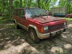 1993 Jeep Cherokee Sport Utility Vehicle, VIN 1J4FJ78S5PL502124, Mileage Unknown, Missouri Title, FRIDAY Pick Up