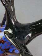 Czech Legged Art Glass Vases, Qty 3