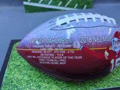 Patrick Mahomes II 2018 NFL MVP Football