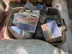 Metal Toolboxes, Halogen Headlights, Chevy Hubcap, and Tanks, Contents Of Pallet, THURSDAY Pick Up