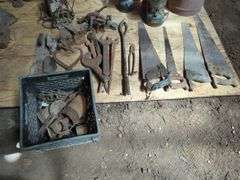 Hand Tools And Auto Parts, Including Hand Saws, Wrenches, Tongs And More