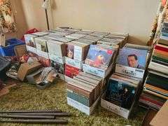 Massive Music Media Collection Including over 70,000 Record Albums, Cassette Tapes, And CDs